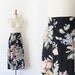 Floral Button Down Skirt // XL