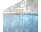Original Contemporary Art Monoprint : TipOfTheIceberg