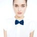BLUE Plaid Hair Bow / BowTie - Limited edition - Hand made hair bow, Blue Plaid, Pendleton wool, Alligator clip