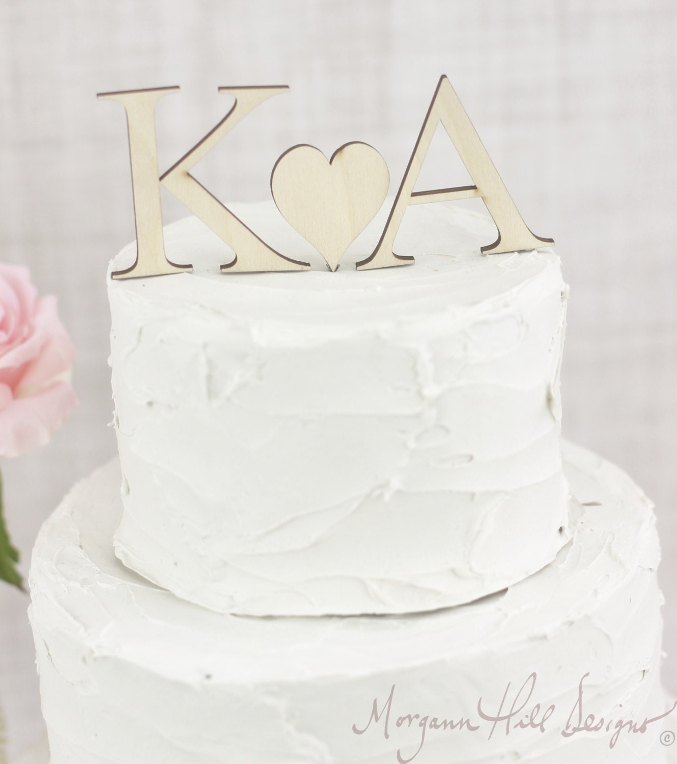 Rustic Wedding Cake Topper Personalized Wood Barn Country Wedding Decor (Item Number 130089)