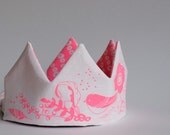 Neon Pink Fabric Crown Sewing kit.