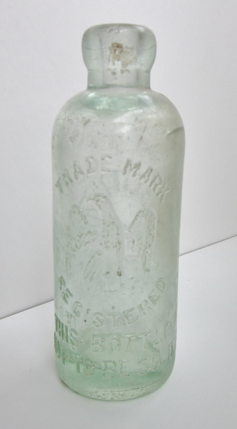 Antique GEO. SPEITZER & Co. Glass Bottle Paterson, NJ 1897