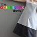 New Colorblock dress pattern and tutorial 6-12y EASY SEW fully lined jumper tunic