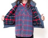 Vintage Flannel Zip Up Vest by Southern Classics