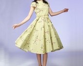 Midi linen dress  (544)