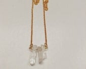 Petite Raw Quartz Necklace