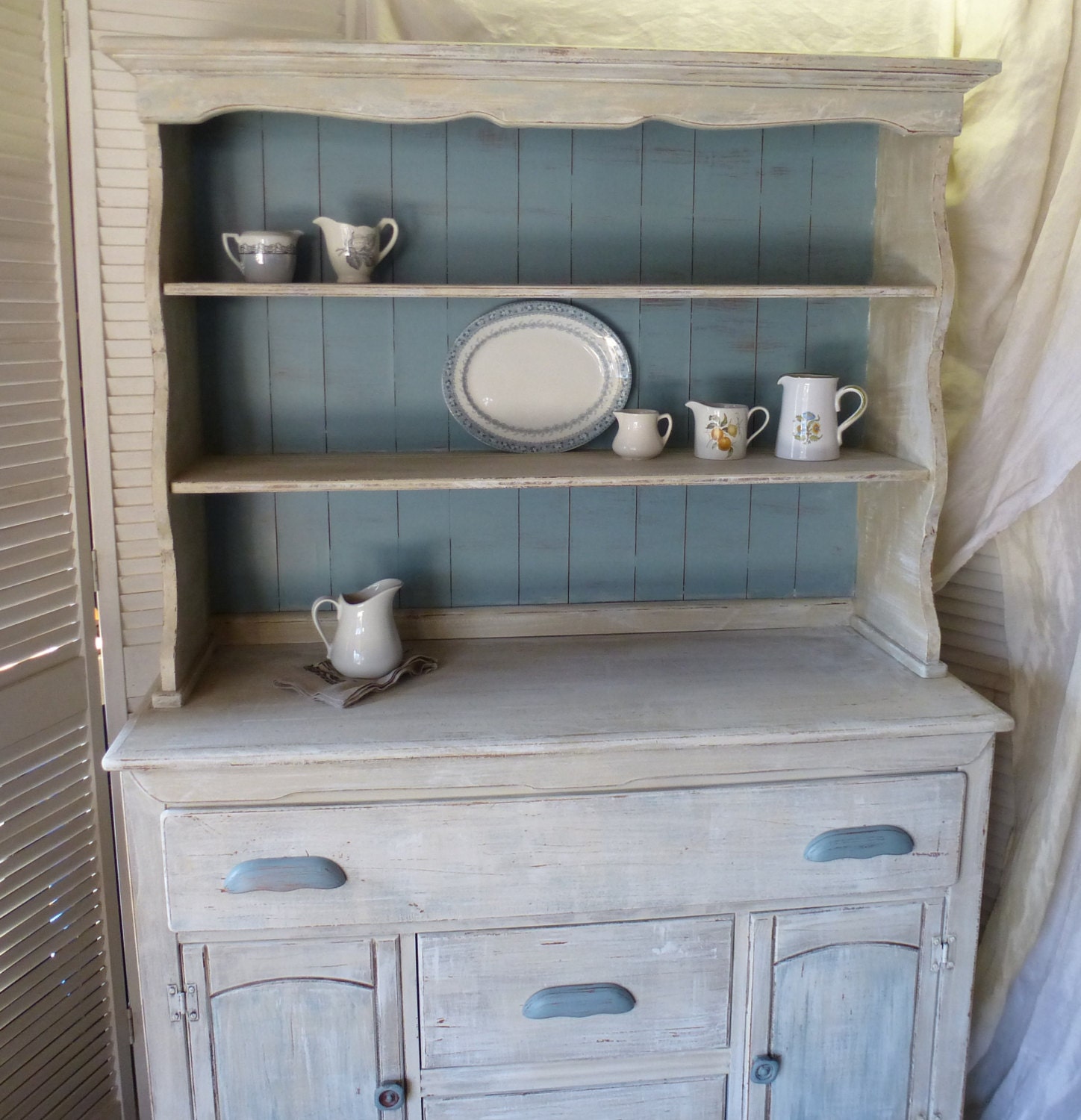 Sweet Caroline Cupboard Vintage Poppy Cottage Primitive Farmhouse