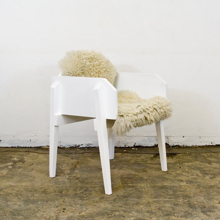 YB Chair - Modern Pine Chair White