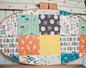 Organic Robotic Patchwork Fat Quarter - NEW Robotic by Rebekah Ginda for Birch Fabric Robot Space Ship Planet