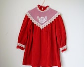 Vintage Diane Von Furstenberg Holiday Dress, Size 5T