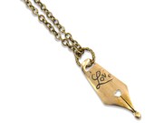 Love Pen Nib Necklace