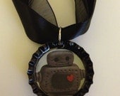I Heart Robot Necklace