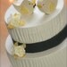 Wedding Cake Topper Love Birds Vintage BIRDCAGE VEIL