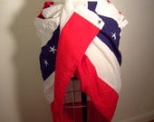 4th of July AMERICANA flag SKIRT avant garde draped