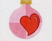 Heart Needlepoint Ornament - Jody Designs - SM2