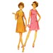 1960s Womens Dress with Roll Collar - Simplicity 8159 Vintage Pattern - 41 Bust Jiffy Half Size