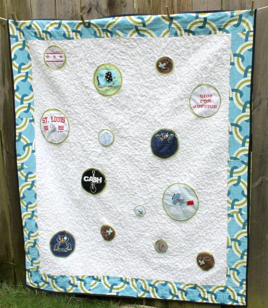 Custom Quilt, Baby Clothes Quilt, Memory Baby Quilt, Created from your clothing or fabrics, Any design