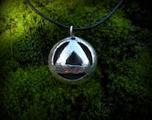 AA Unity Symbol Pendant Sterling silver, AA necklace, unity service recovery necklace