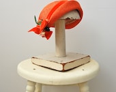 Vintage 1940s Hat - 40s Straw Hat - The Bella