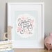 CUSTOM COLORS - Believe in Yourself - 8x10 Nursery Art Print