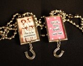 Cowgirl Pendant, Plan to be Spontaneous, Don't be sexist Broads hate that, Silver Solder