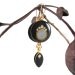 Black earrings, Gold Long Dangle Earrings, Black& silver gray color, circle and Marquise, boho style, 14K gold filled earrings, resin