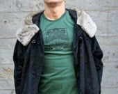 SALE Men's Hunter Green T-Shirt/Men's Irish T-Shirt/Celtic Cross/ Spring Fashion T-Shirt/Men's Shirts