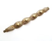 Chinese Silver Filigree Bracelet Art Deco Jewelry