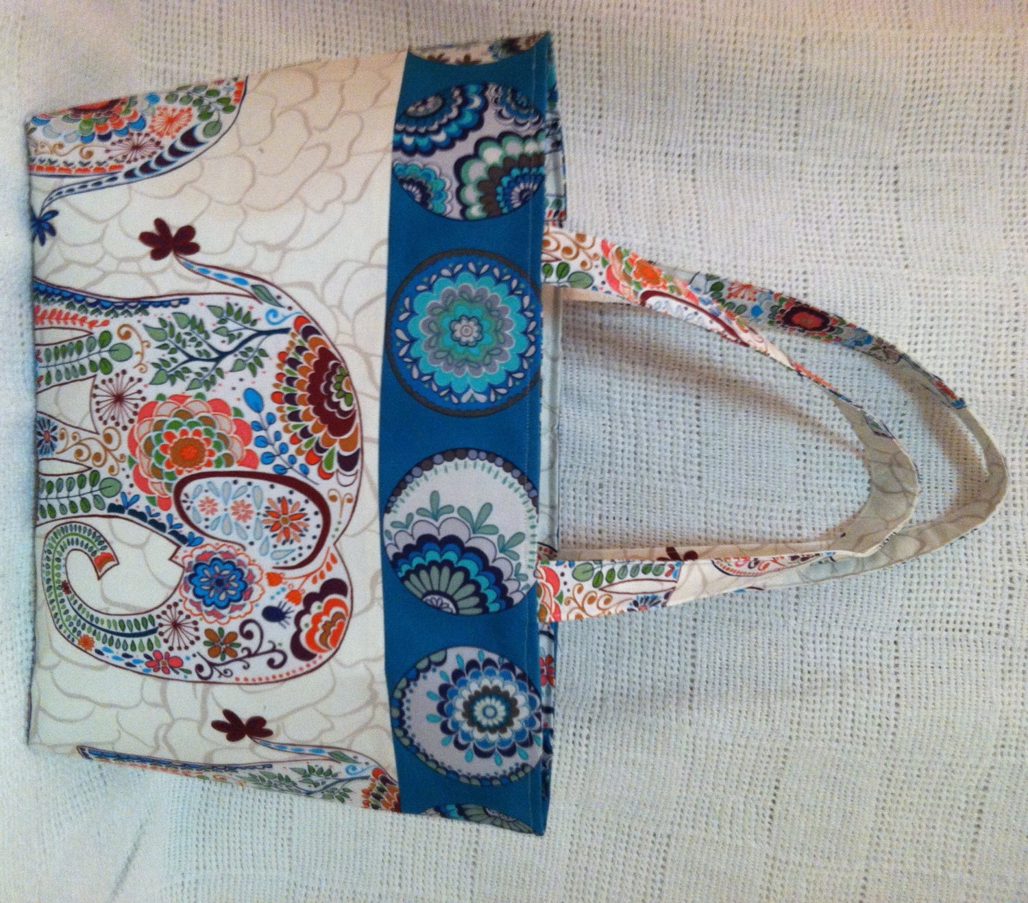 Elephant Diaper Bag- Elephant Tote- Baby Gift- Diaper Bag