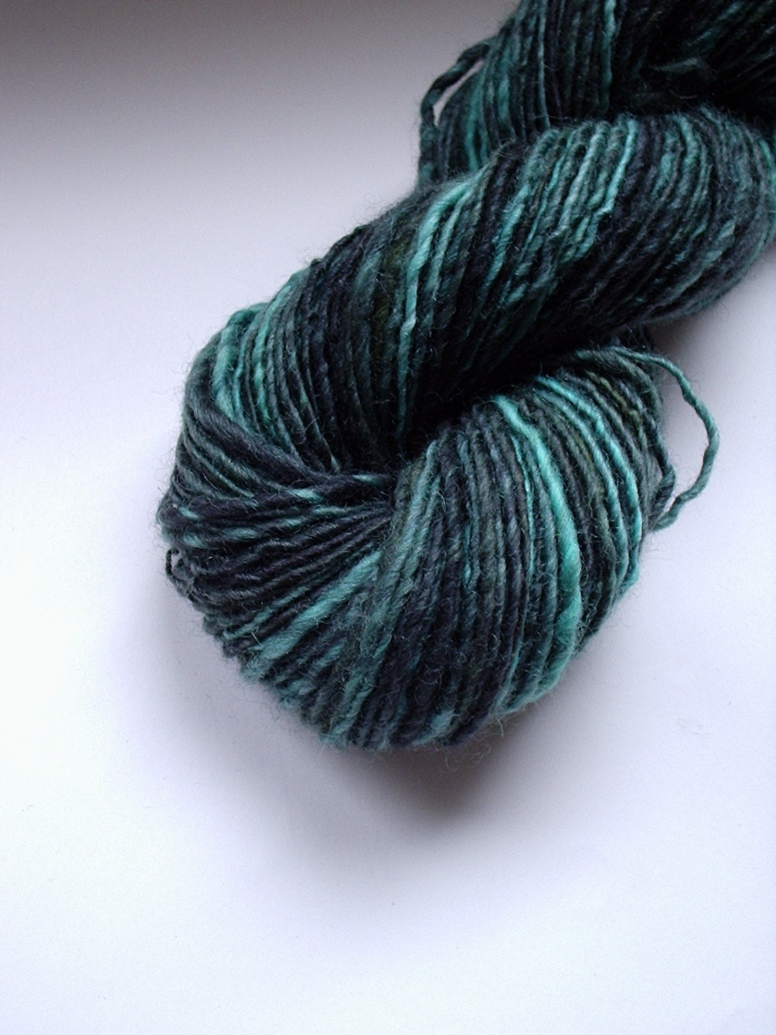 Handspun Yarn - Singles Yarn - Night boat to Cairo - First Light - 3 oz skein