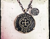 Carpe Diem Brass Mens Necklace Necklaces Pendant Jewelry Jewellery CDN-155