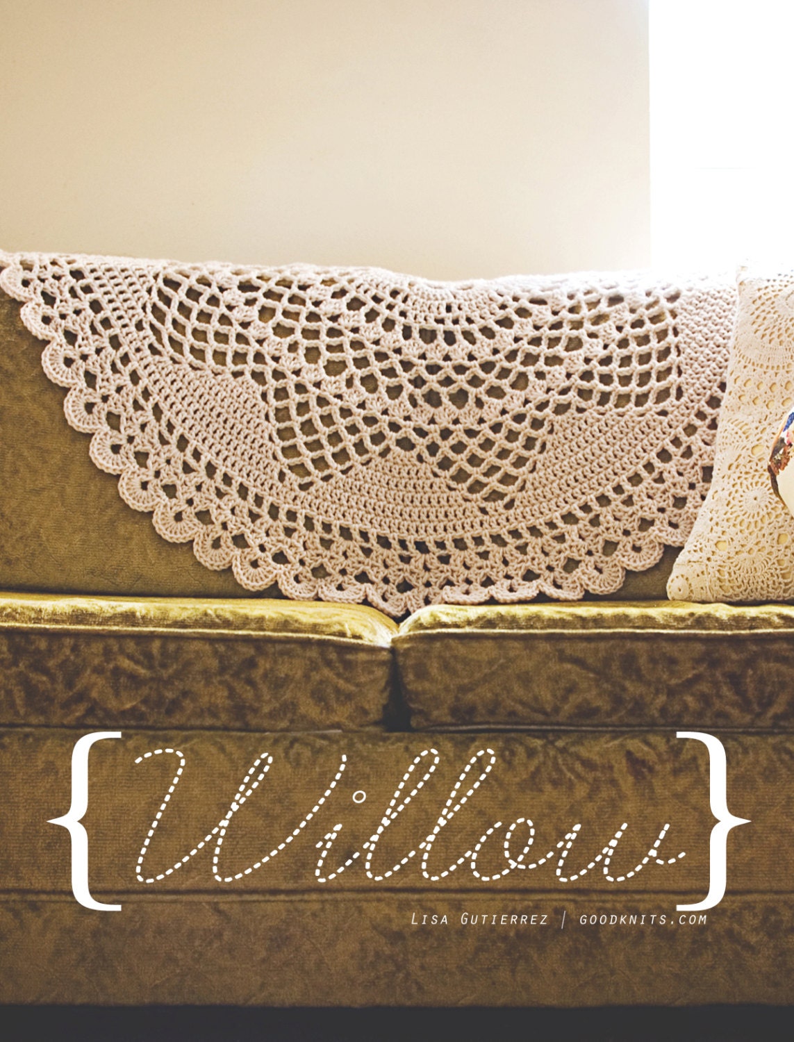 PATTERN: WILLOW- Crochet Doily Blanket