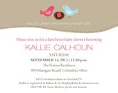 Baby Shower invitation, PRINT YOUR OWN -  by gelDesign