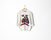 Vintage 90s Gitano Big Chief Warrior Sweater - L