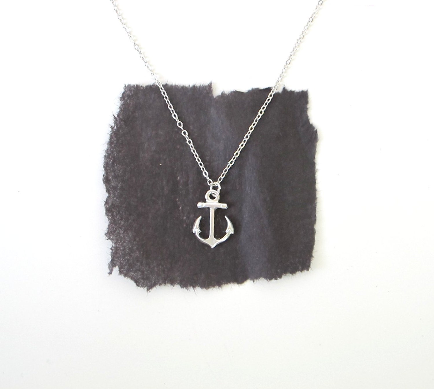 Mini Anchor Silver Necklace
