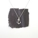Mini Anchor Silver Necklace