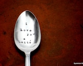 I Love You A Latte (TM) - Hand Stamped Vintage Coffee Spoons - The  Original by Sycamore Hill