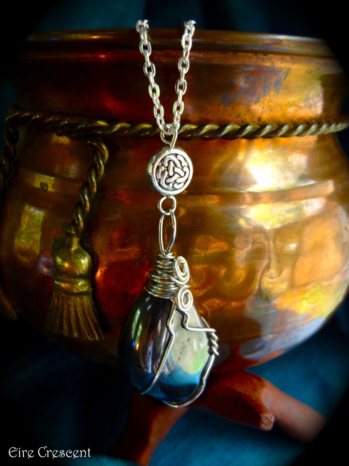 Celtic Hematite Necklace