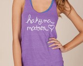 Hakuna Matata Tank Top No Worries Organic Racerback
