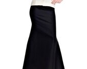 Floor length black maxi skirt, Mermaid silhouette high quality tailor made, High fashion ,plus size