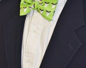 Drum Island Shark's Tooth Silk Bow Tie