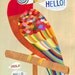Hello Parrot, 8"x10" art print