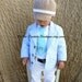 Baby Boy, Toddler Boy Spring Wedding Personalized Tie Onesie. Any Tie, Any Size, Any Name or Monogram Embroidered on Our Little Man Ties.