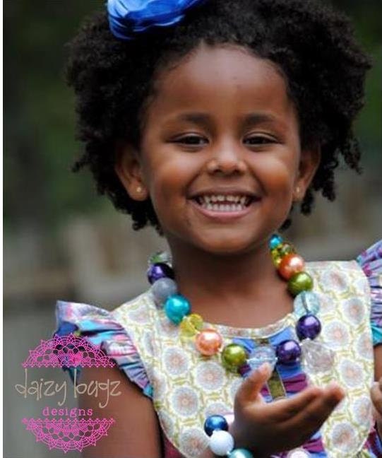 Posies-Children's Chunky Bubblegum Bead Necklace