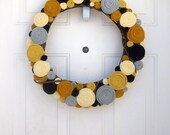 Felt door wreath