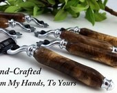 Personalized Engraved Wood Mach3 Razors - 6 Hand-Crafted Best Man Gift, Groomsman Gifts, Wedding Favor, Wedding Keepsake - FREE ENGRAVING