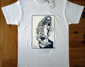 T-Shirt - B&W Fashion Illustration - 'White Shirt' by Paul Nelson-Esch