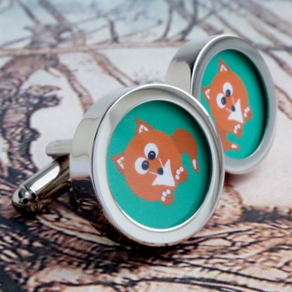 Foxy Fox Cuff Links