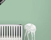 Wall Decal Sample Sale - Vineyard Fawn Black Label - White
