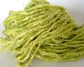 NEW Banana Fiber Vegan Handspun Hand Dyed Yarn - chunky - SPRING